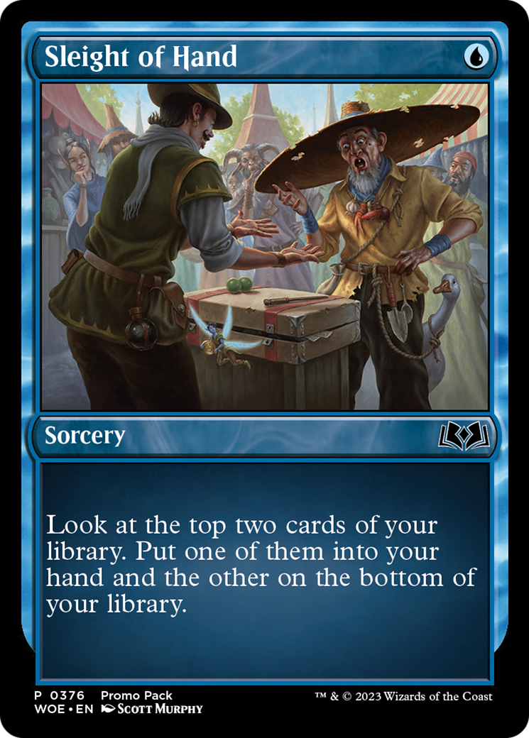 Sleight of Hand (Promo Pack) [Wilds of Eldraine] | Gear Gaming Bentonville