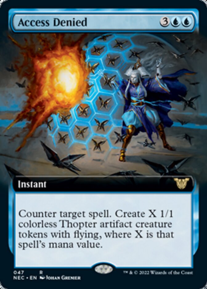 Access Denied (Extended Art) [Kamigawa: Neon Dynasty Commander] | Gear Gaming Bentonville