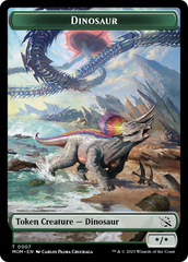 Treasure (21) // Dinosaur Double-Sided Token [March of the Machine Tokens] | Gear Gaming Bentonville