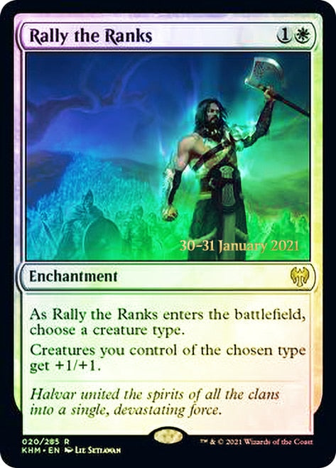 Rally the Ranks [Kaldheim Prerelease Promos] | Gear Gaming Bentonville