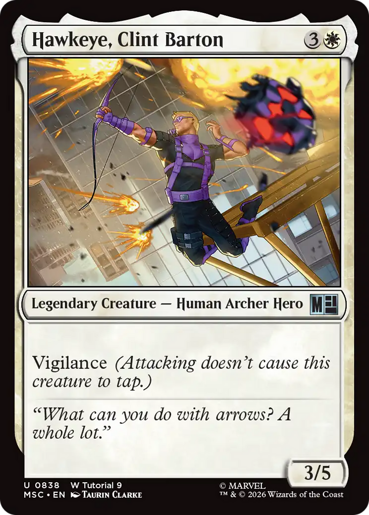 Hawkeye, Clint Barton (0838) [Marvel Super Heroes Commander] | Gear Gaming Bentonville