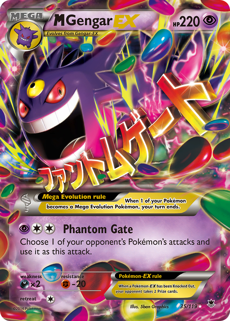 M Gengar EX (35/119) [XY: Phantom Forces] | Gear Gaming Bentonville