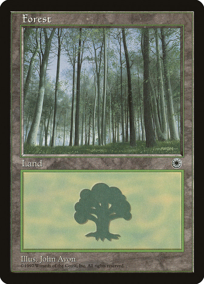 Forest (Green Signature with White Bark Trees) [Portal] | Gear Gaming Bentonville