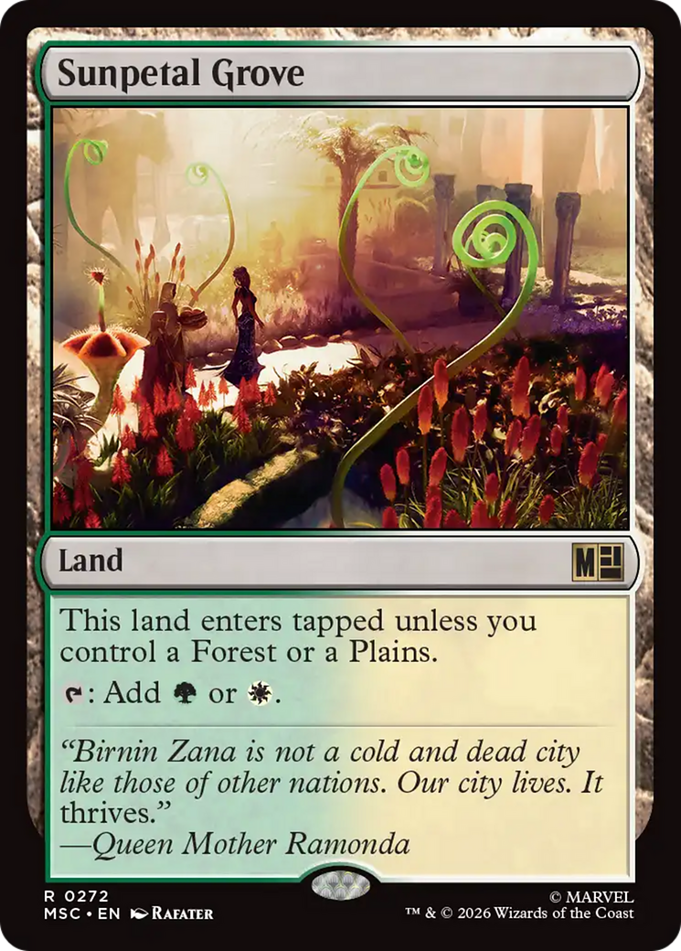 Sunpetal Grove [Marvel Super Heroes Commander] | Gear Gaming Bentonville
