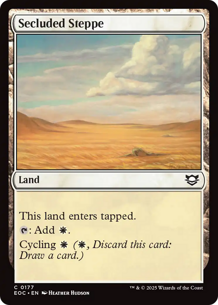Secluded Steppe [Edge of Eternities Commander] | Gear Gaming Bentonville