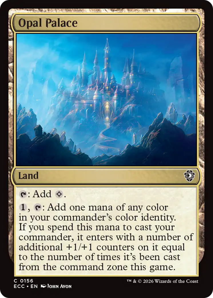 Opal Palace [Lorwyn Eclipsed Commander] | Gear Gaming Bentonville