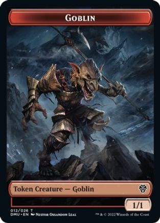 Zombie Knight // Goblin Double-Sided Token [Dominaria United Commander Tokens] | Gear Gaming Bentonville
