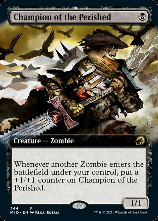 Champion of the Perished (Extended Art) [Innistrad: Midnight Hunt] | Gear Gaming Bentonville