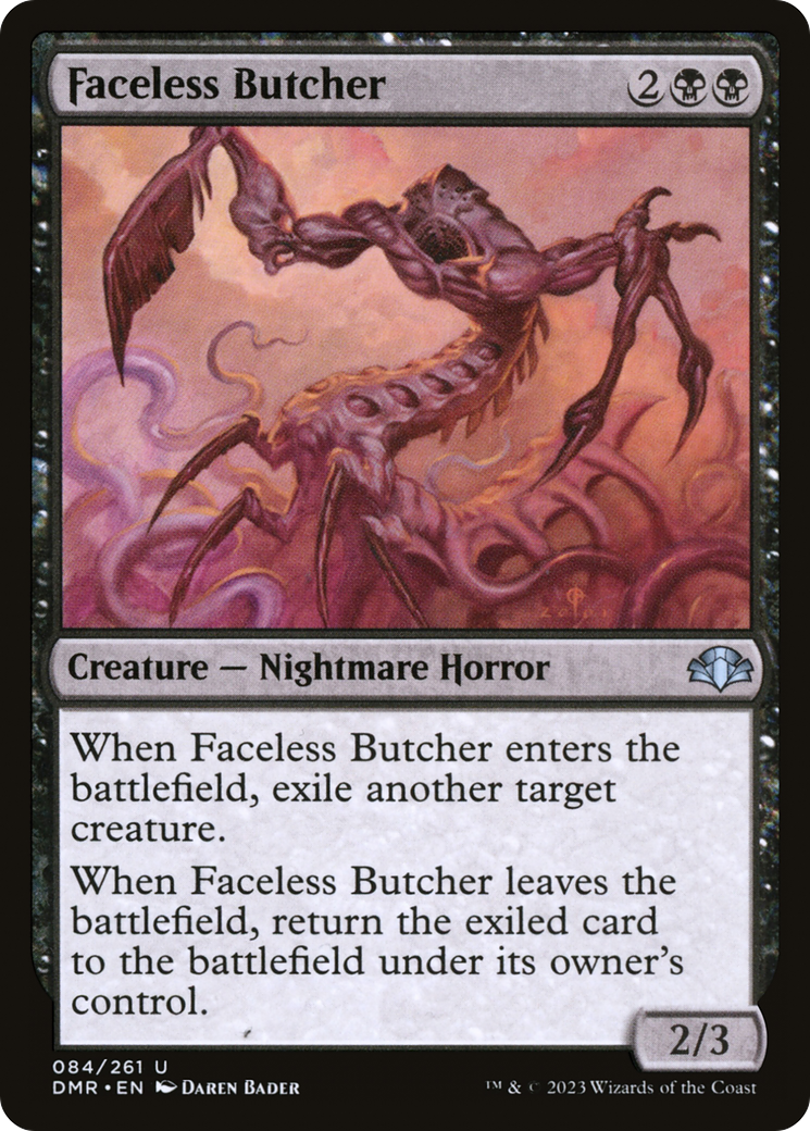 Faceless Butcher [Dominaria Remastered] | Gear Gaming Bentonville