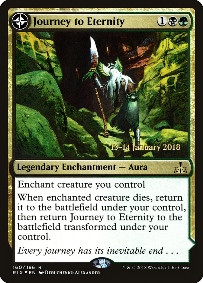 Journey to Eternity // Atzal, Cave of Eternity [Rivals of Ixalan Prerelease Promos] | Gear Gaming Bentonville