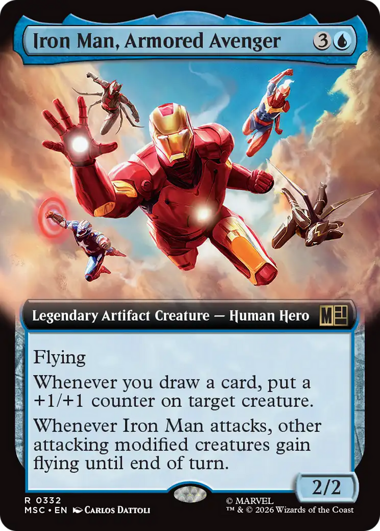 Iron Man, Armored Avenger (Extended Art) [Marvel Super Heroes Commander] | Gear Gaming Bentonville