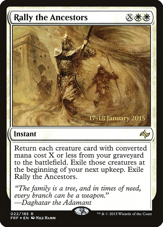 Rally the Ancestors [Fate Reforged Prerelease Promos] | Gear Gaming Bentonville