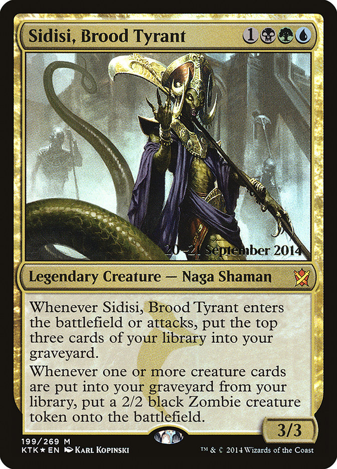 Sidisi, Brood Tyrant [Khans of Tarkir Prerelease Promos] | Gear Gaming Bentonville