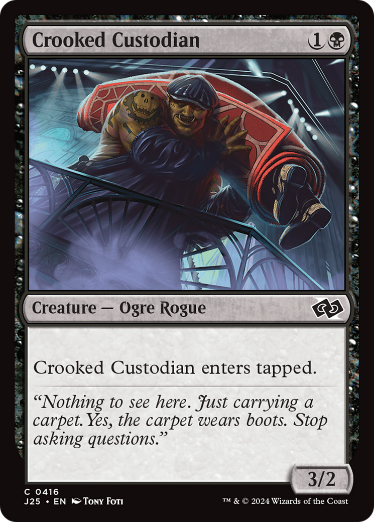 Crooked Custodian [Foundations Jumpstart] | Gear Gaming Bentonville