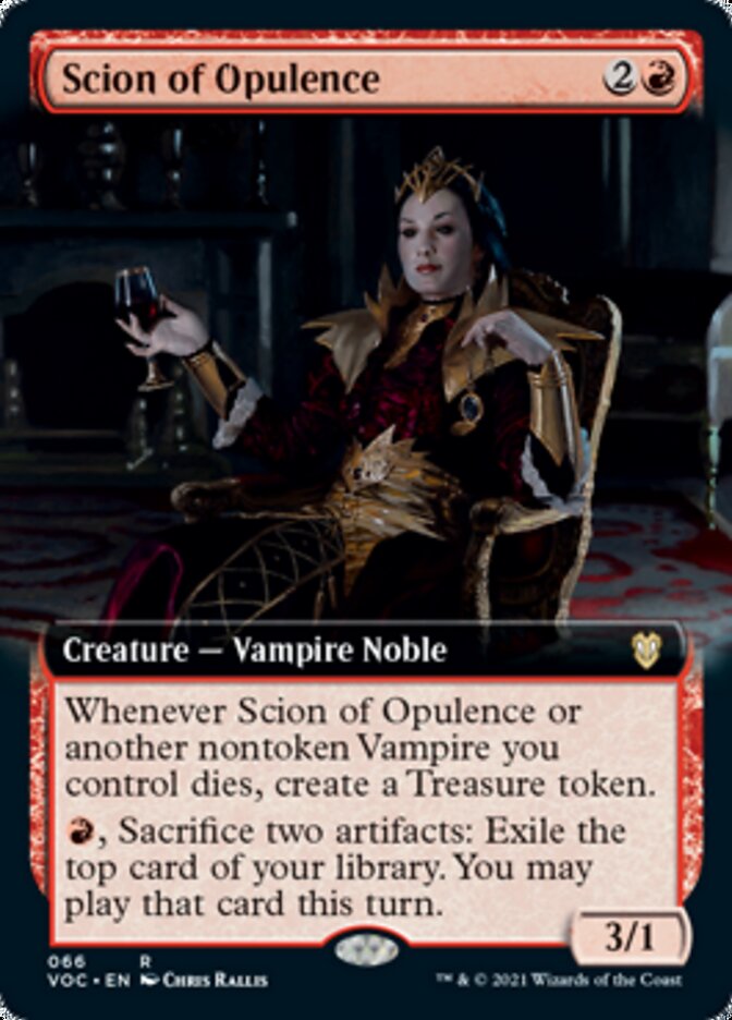 Scion of Opulence (Extended Art) [Innistrad: Crimson Vow Commander] | Gear Gaming Bentonville