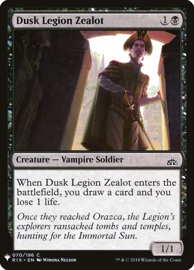 Dusk Legion Zealot [Mystery Booster] | Gear Gaming Bentonville