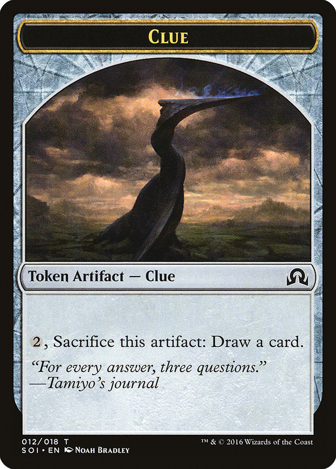 Clue Token (012/018) [Shadows over Innistrad Tokens] | Gear Gaming Bentonville