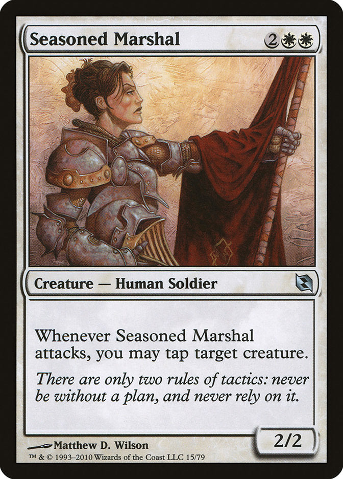 Seasoned Marshal [Duel Decks: Elspeth vs. Tezzeret] | Gear Gaming Bentonville