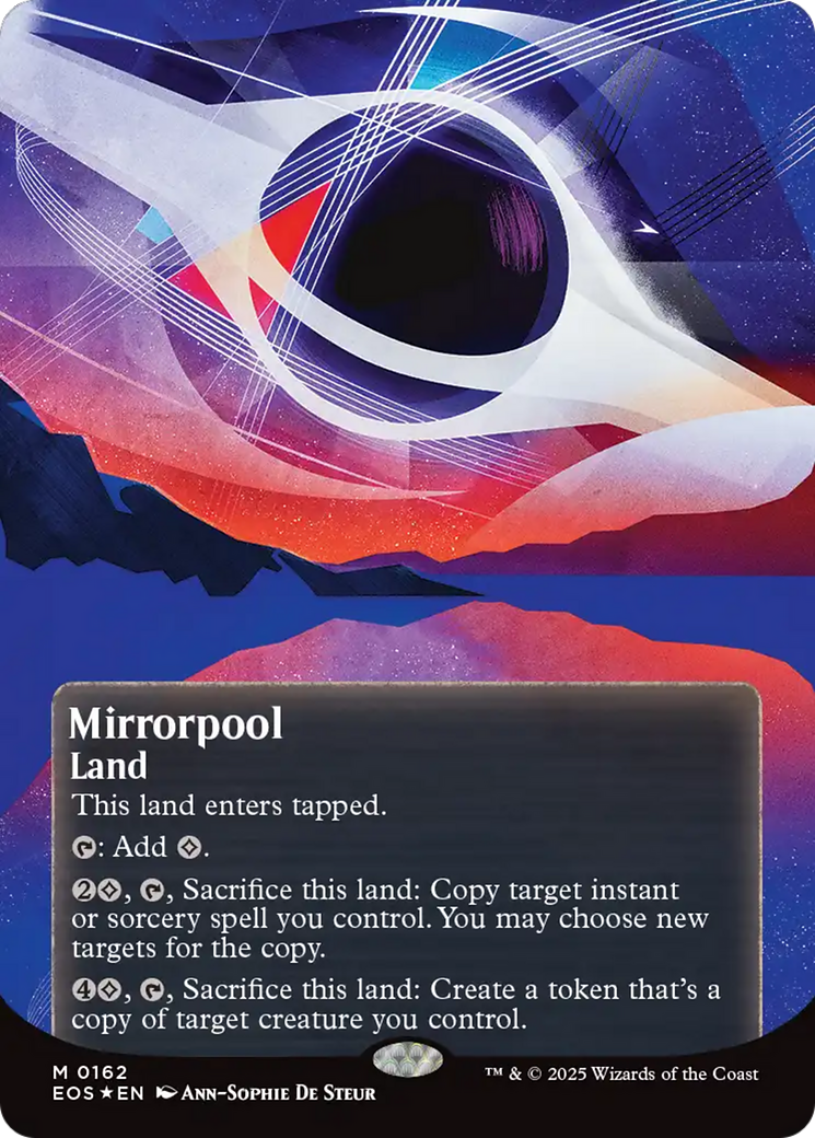 Mirrorpool (0162) (Borderless) (Galaxy Foil) [Edge of Eternities: Stellar Sights] | Gear Gaming Bentonville