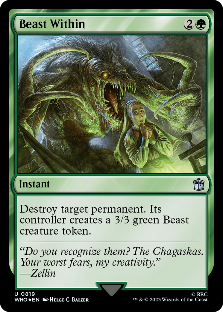 Beast Within (Surge Foil) [Doctor Who] | Gear Gaming Bentonville