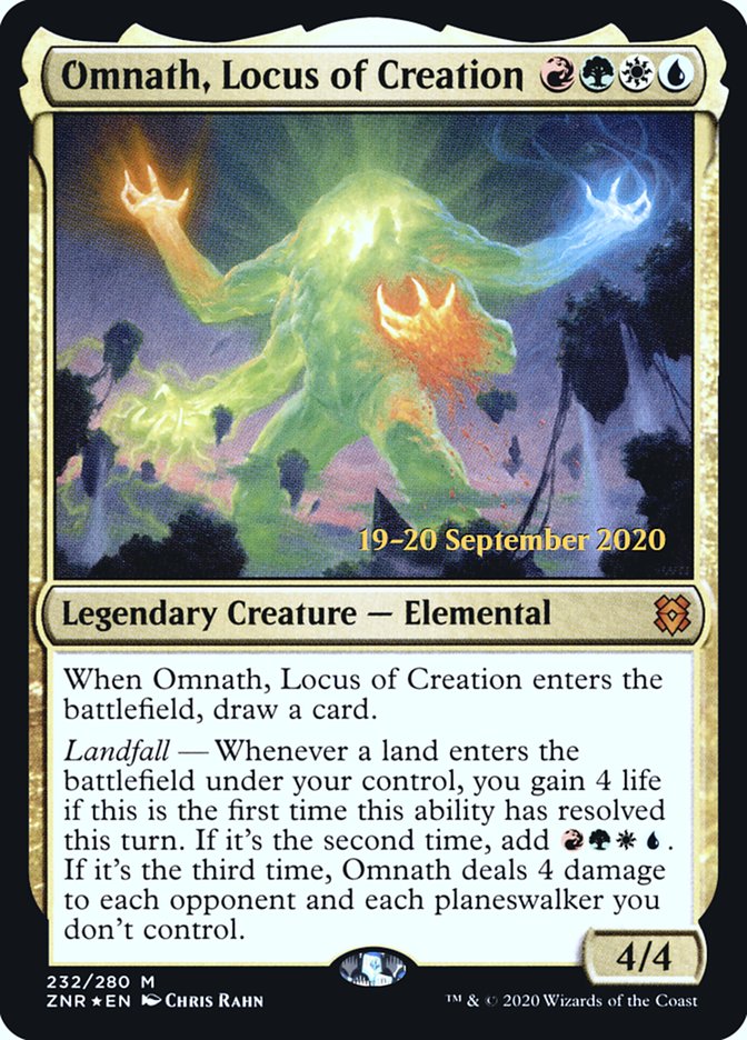Omnath, Locus of Creation [Zendikar Rising Prerelease Promos] | Gear Gaming Bentonville