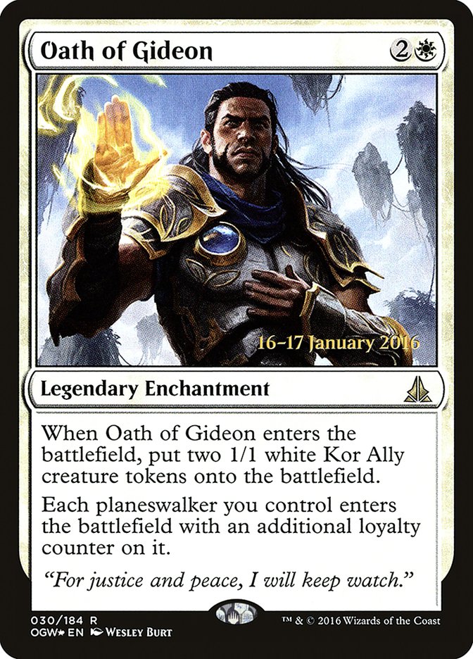 Oath of Gideon [Oath of the Gatewatch Prerelease Promos] | Gear Gaming Bentonville