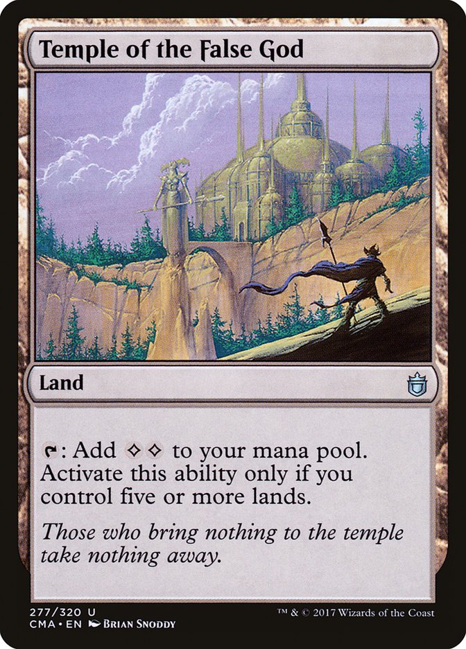 Temple of the False God [Commander Anthology] | Gear Gaming Bentonville