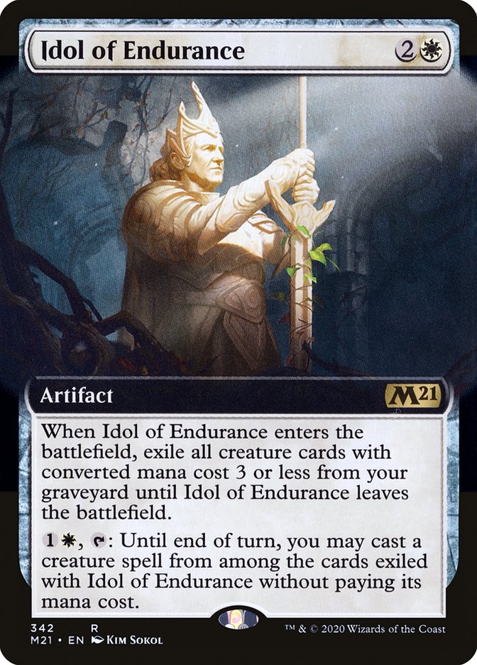 Idol of Endurance (Extended Art) [Core Set 2021] | Gear Gaming Bentonville