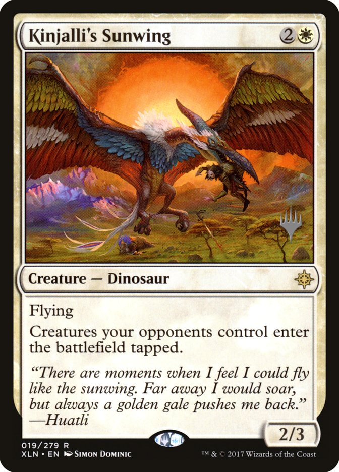 Kinjalli's Sunwing (Promo Pack) [Ixalan Promos] | Gear Gaming Bentonville