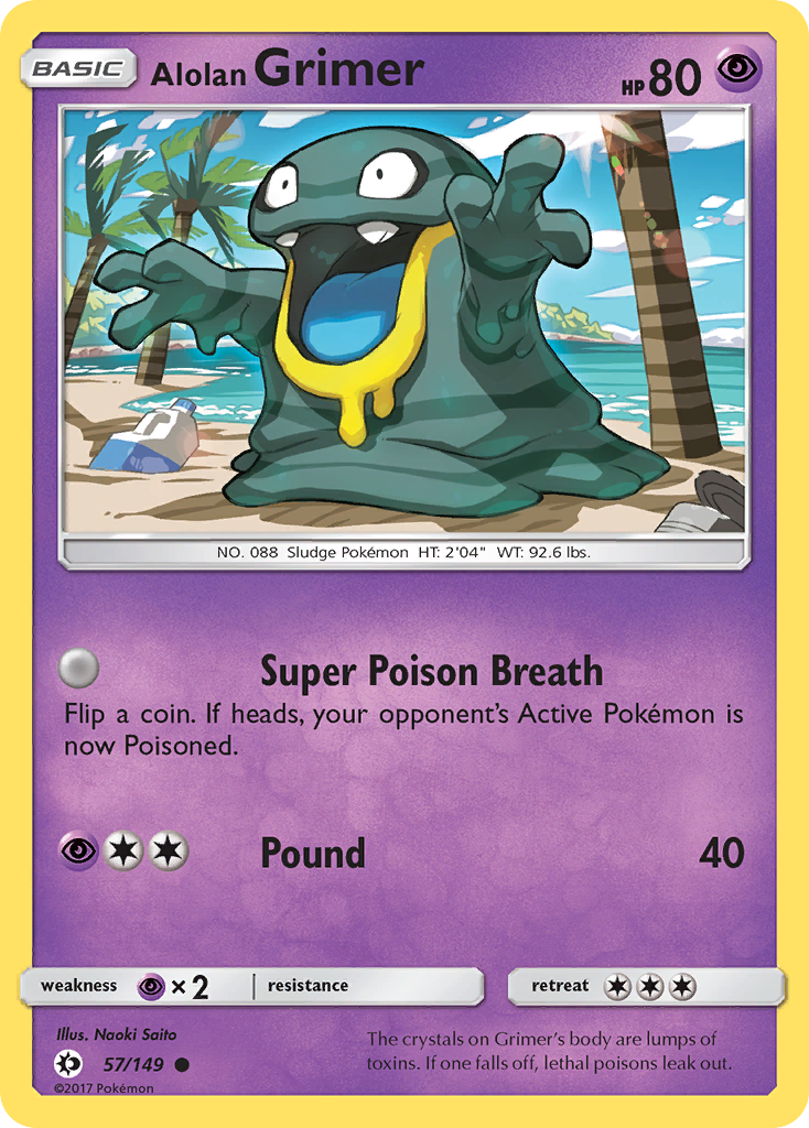 Alolan Grimer (57/149) [Sun & Moon: Base Set] | Gear Gaming Bentonville