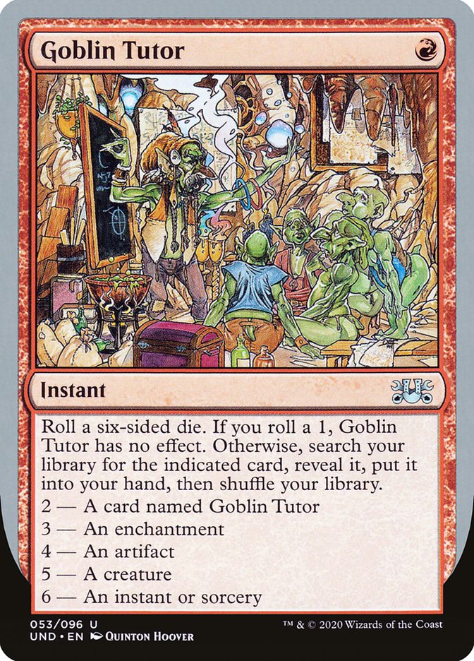 Goblin Tutor [Unsanctioned] | Gear Gaming Bentonville