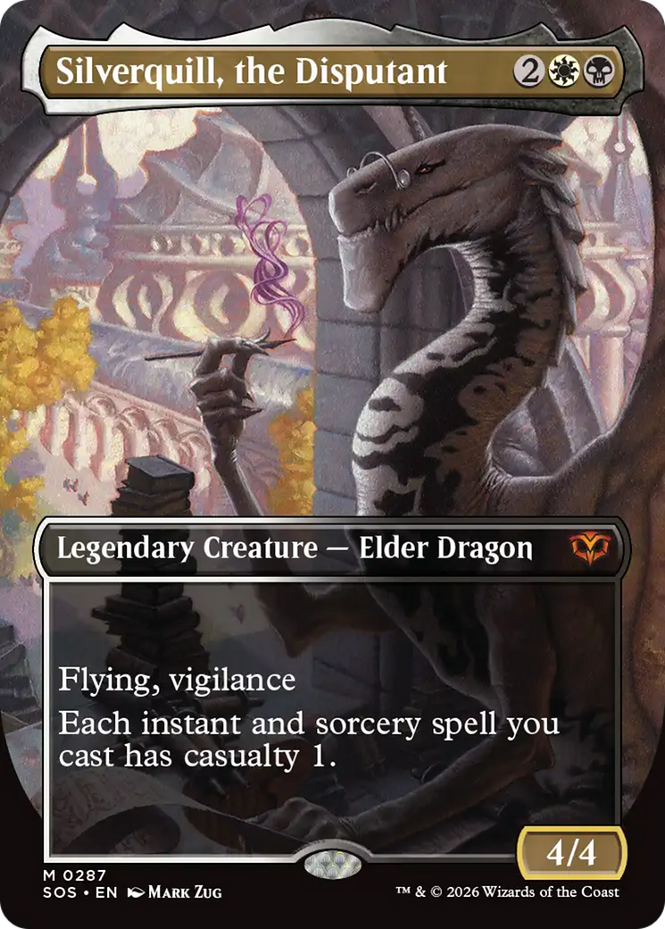 Silverquill, the Disputant (Borderless) [Secrets of Strixhaven] | Gear Gaming Bentonville