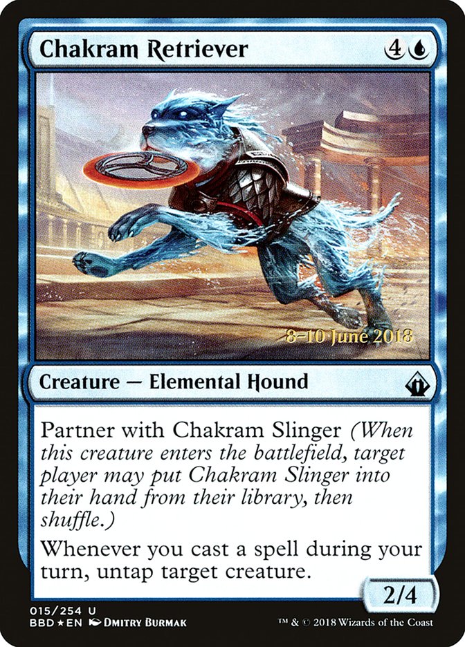 Chakram Retriever (Prerelease) [Battlebond Promos] | Gear Gaming Bentonville