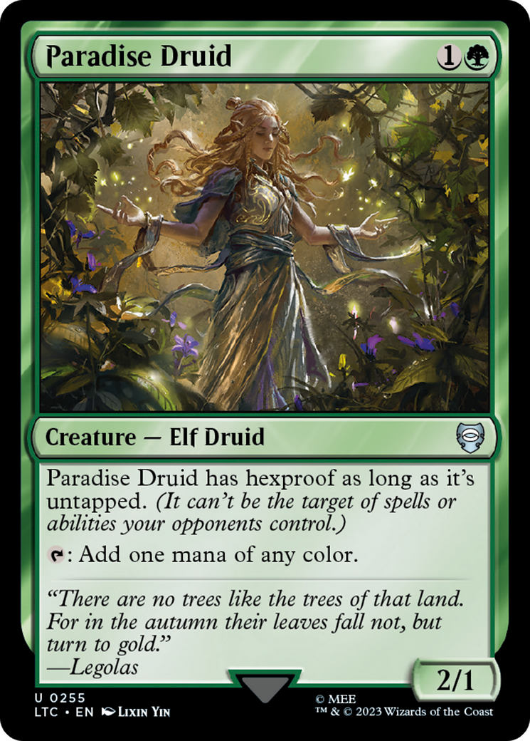 Paradise Druid [The Lord of the Rings: Tales of Middle-Earth Commander] | Gear Gaming Bentonville