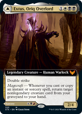 Extus, Oriq Overlord // Awaken the Blood Avatar (Extended Art) [Strixhaven: School of Mages] | Gear Gaming Bentonville