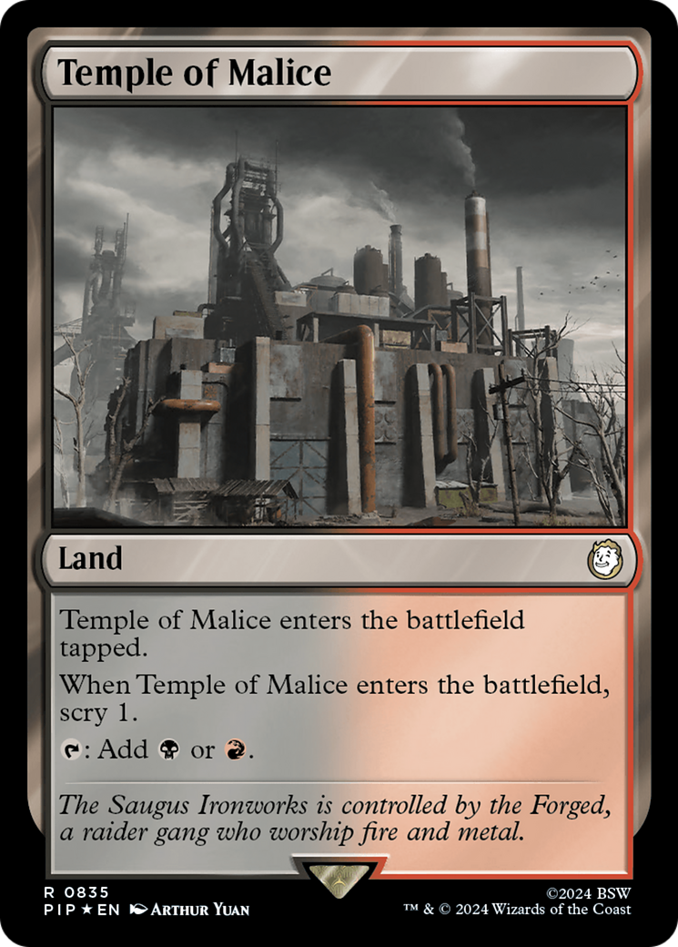 Temple of Malice (Surge Foil) [Fallout] | Gear Gaming Bentonville