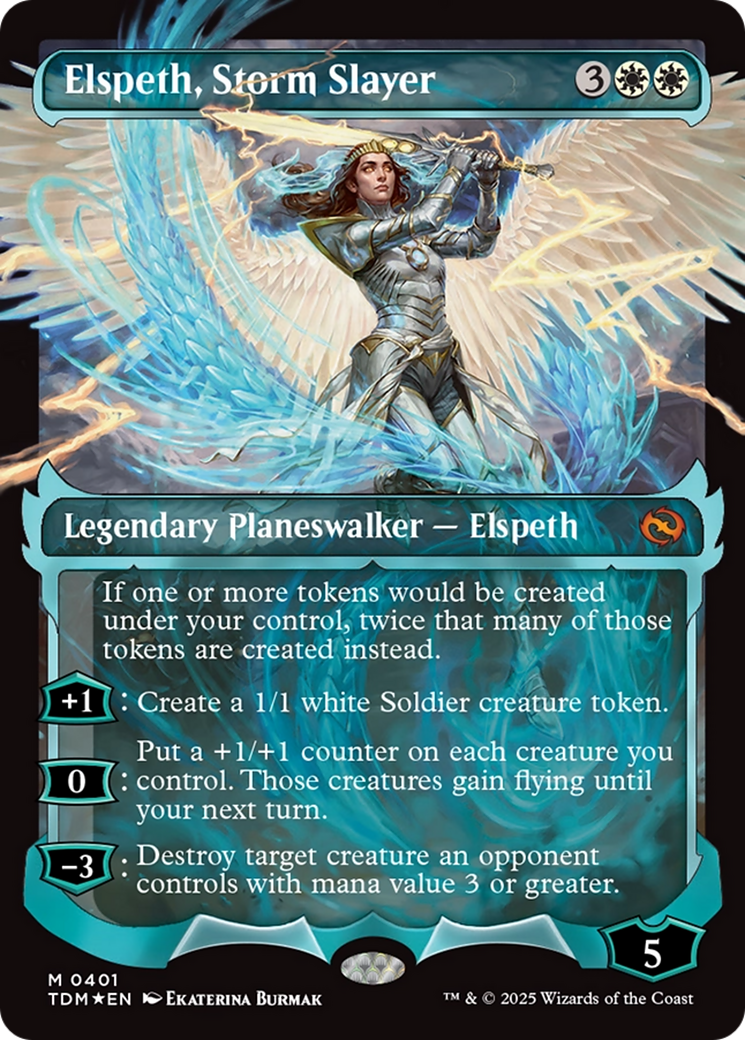 Elspeth, Storm Slayer (Showcase) (Japanese) [Tarkir: Dragonstorm] | Gear Gaming Bentonville