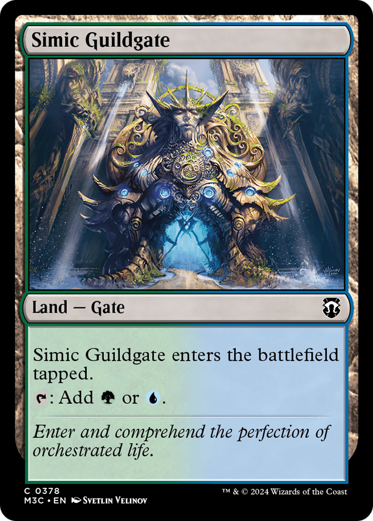 Simic Guildgate (Ripple Foil) [Modern Horizons 3 Commander] | Gear Gaming Bentonville