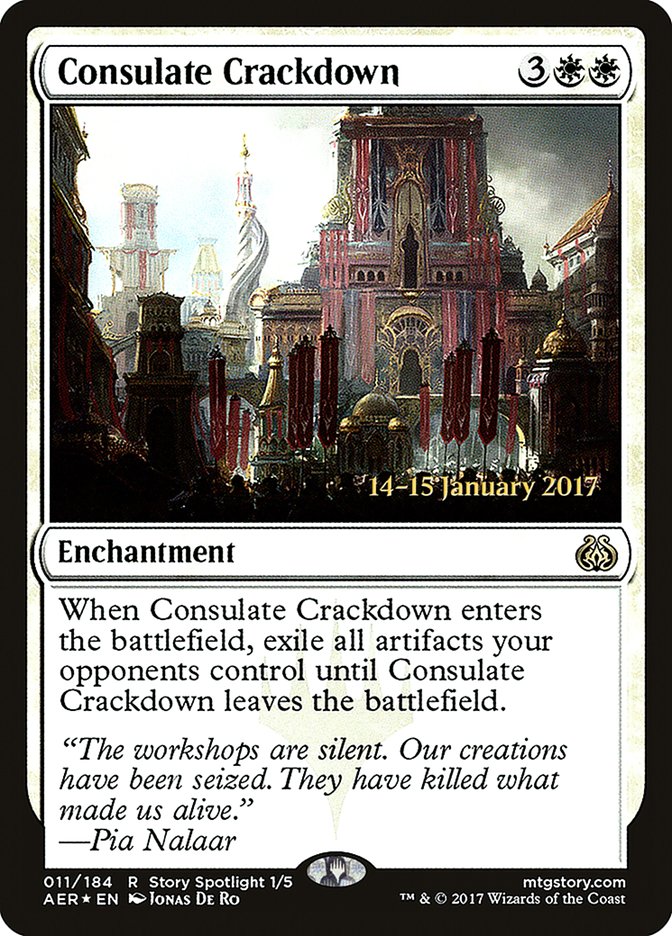 Consulate Crackdown [Aether Revolt Prerelease Promos] | Gear Gaming Bentonville