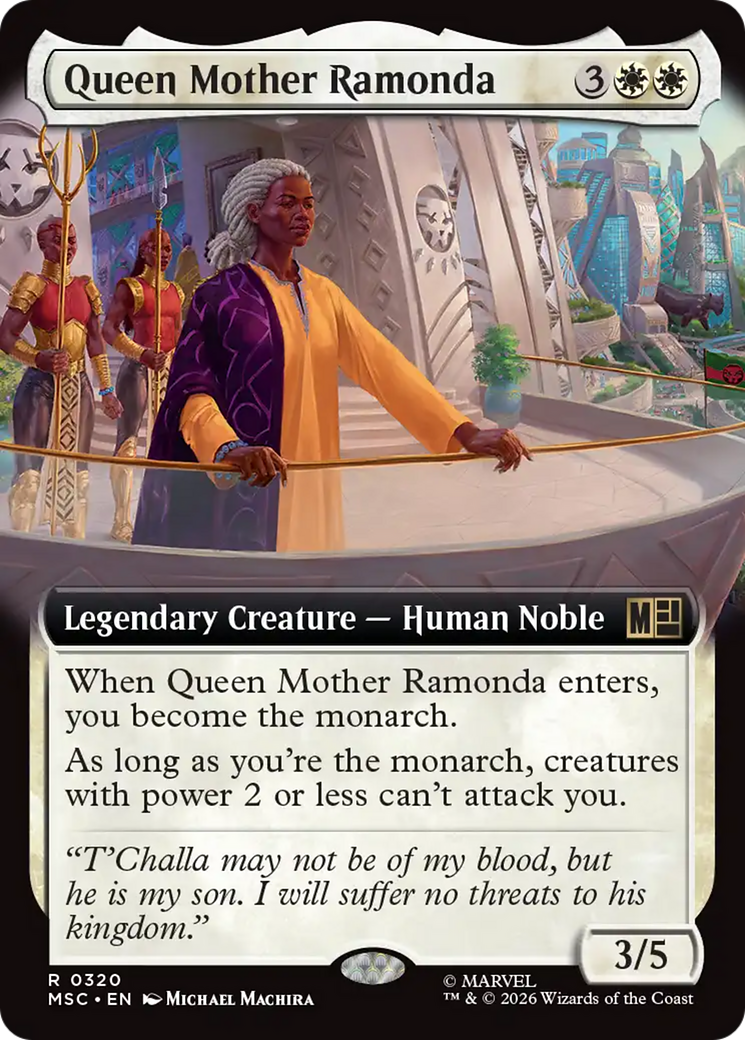 Queen Mother Ramonda (Extended Art) [Marvel Super Heroes Commander] | Gear Gaming Bentonville