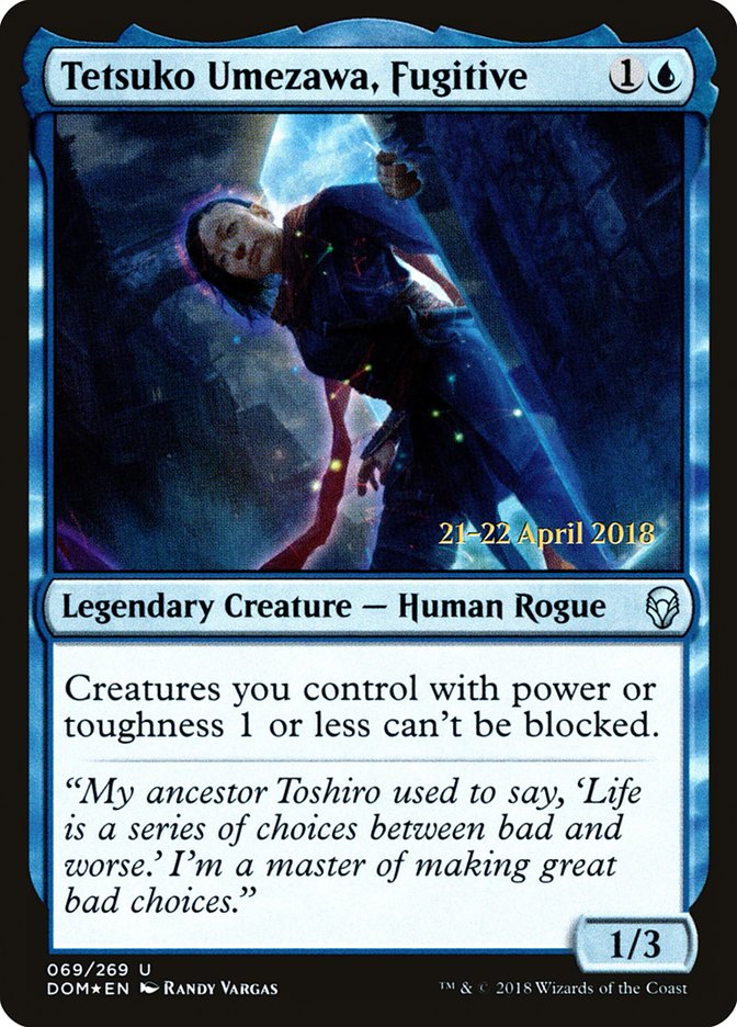 Tetsuko Umezawa, Fugitive [Dominaria Prerelease Promos] | Gear Gaming Bentonville