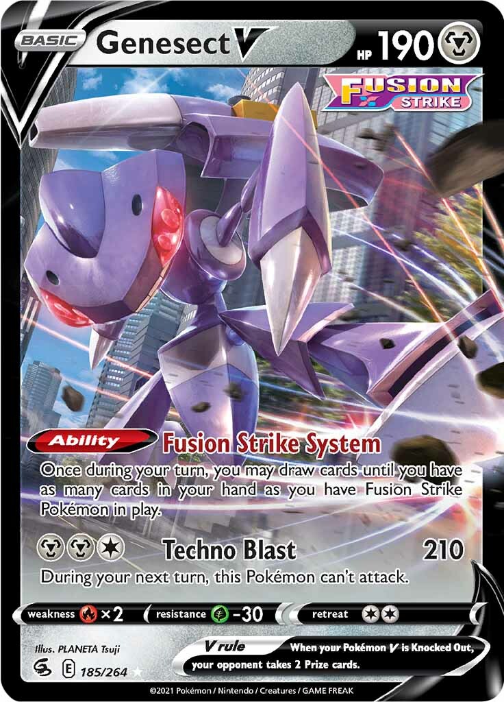 Genesect V (185/264) [Sword & Shield: Fusion Strike] | Gear Gaming Bentonville