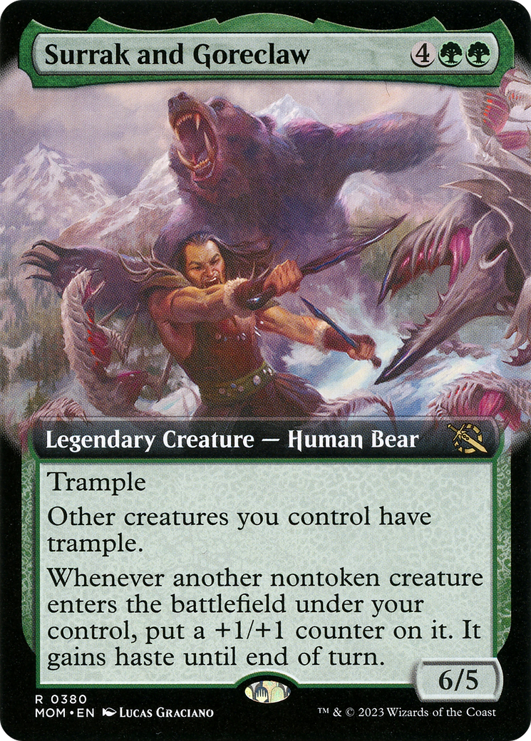 Surrak and Goreclaw (Extended Art) [March of the Machine] | Gear Gaming Bentonville