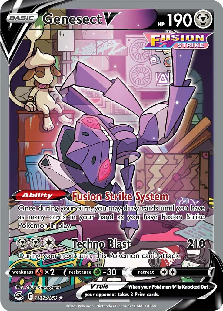 Genesect V (255/264) [Sword & Shield: Fusion Strike] | Gear Gaming Bentonville