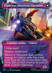 Flamewar, Brash Veteran // Flamewar, Streetwise Operative (Shattered Glass) [Transformers] | Gear Gaming Bentonville