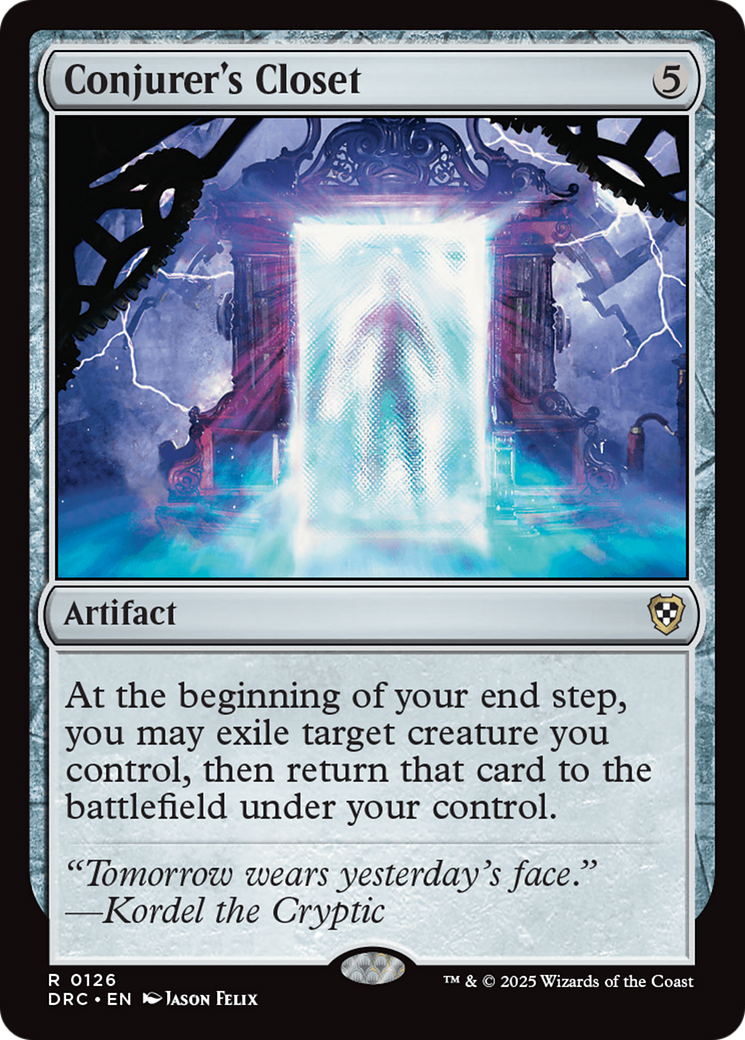 Conjurer's Closet [Aetherdrift Commander] | Gear Gaming Bentonville