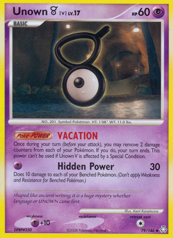 Unown V (79/146) [Diamond & Pearl: Legends Awakened] | Gear Gaming Bentonville