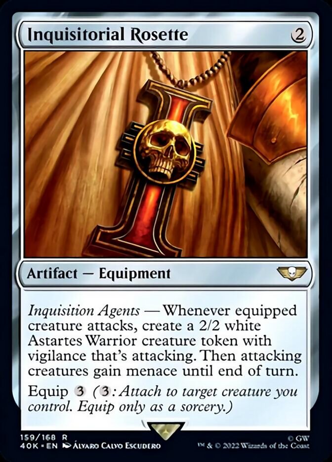 Inquisitorial Rosette (Surge Foil) [Warhammer 40,000] | Gear Gaming Bentonville