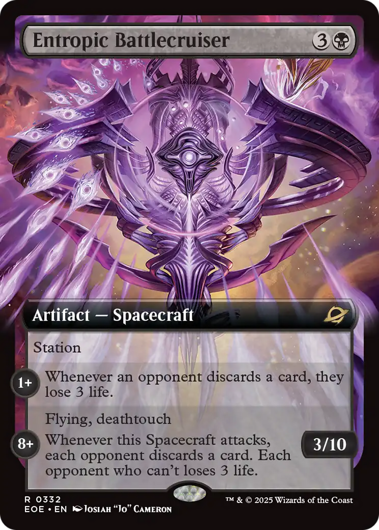 Entropic Battlecruiser (Extended Art) [Edge of Eternities] | Gear Gaming Bentonville