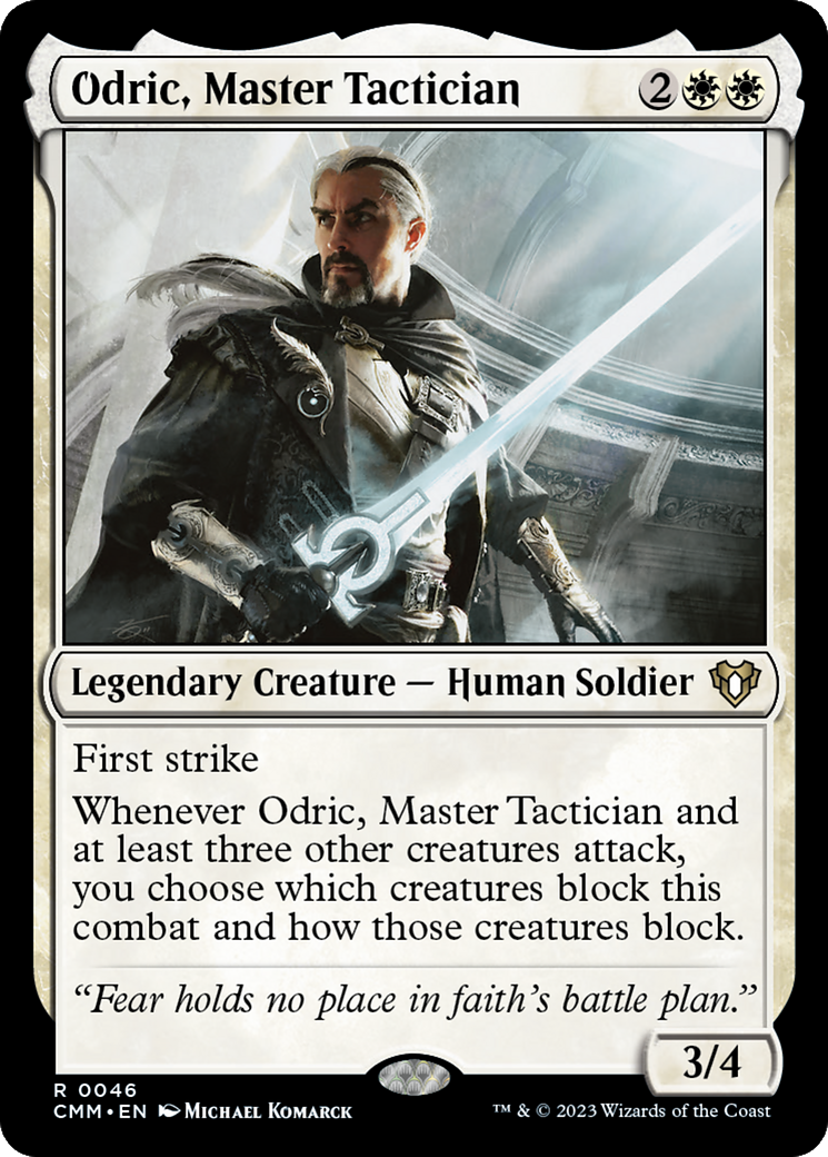 Odric, Master Tactician [Commander Masters] | Gear Gaming Bentonville